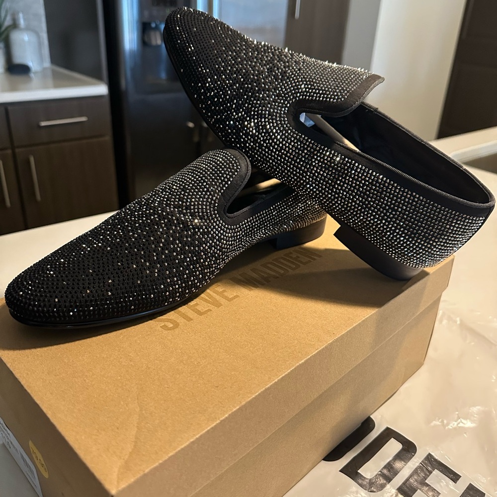 Steve Madden Cashh Rhinestone Men's Loafers